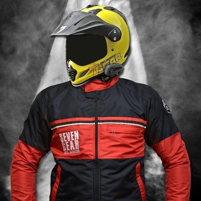 Jaket Motor Rapidway RED 7-Gear | Jaket Anti Angin | Jaket Sunmori