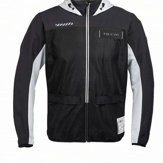 TAICHI JAKET RSJ334 BLACK WHITE | JAKET RIDING | ORIGINAL TAICHI 100%