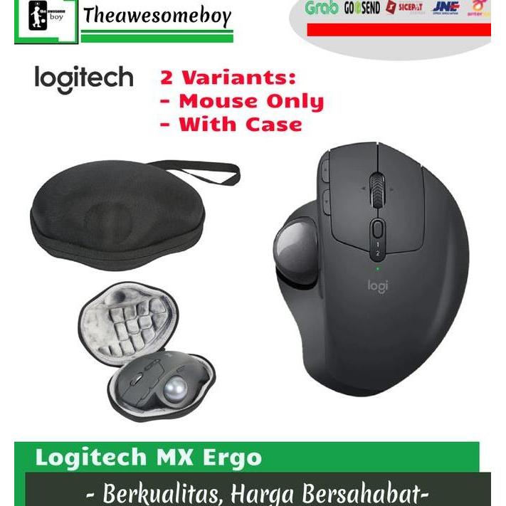 Bebasaja - Logitech Mx Ergo S Mouse Wireless Bluetooth Trackball Mouse