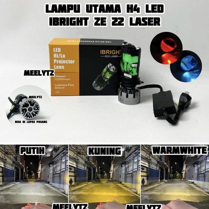 Ibright Ze 22 Laser -  Lampu Utama H4 Led