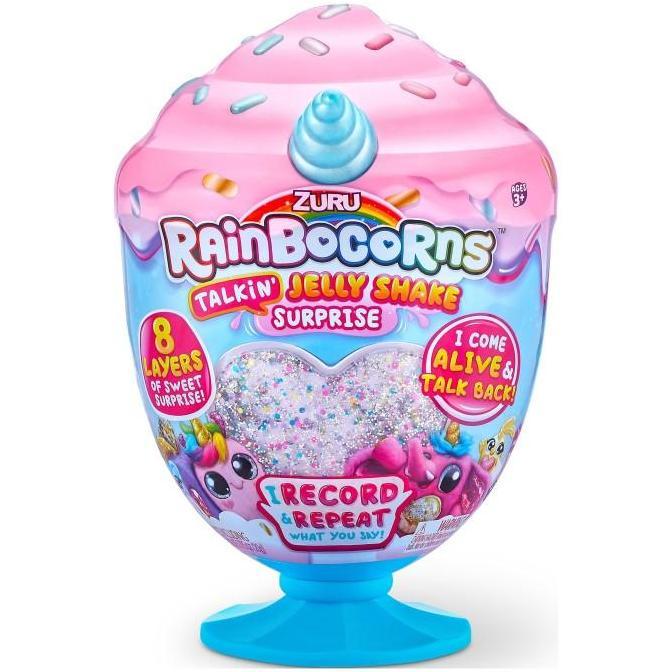 JY Mainan Koleksi Plush Rainbocorns Talkin' Jelly Shake Surprise Toys