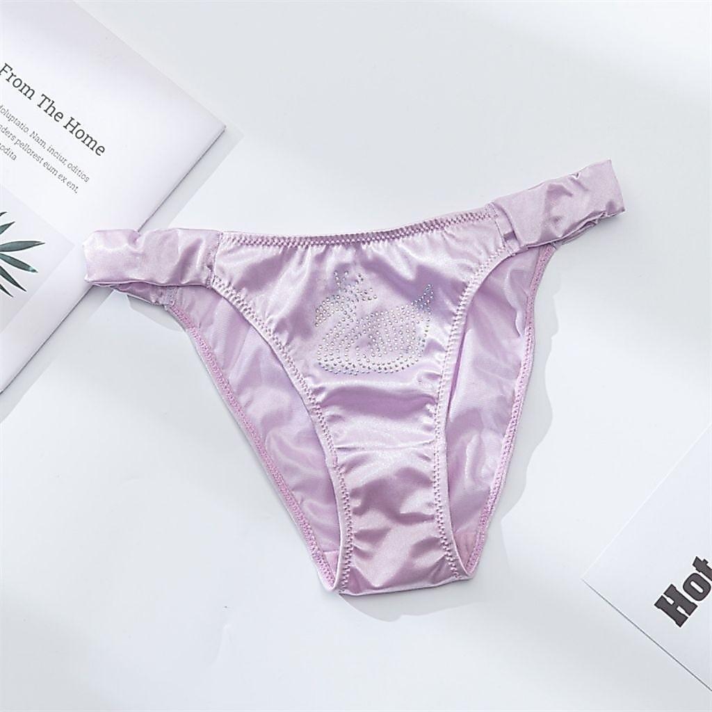 CELANA DALAM FULL SATIN WANITA SEAMLESS PANTIES SATIN LICIN MENGKILAP CELANA DALAM POLOS EKSLUSIF