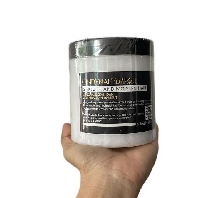 Cindynal Hair Mask Smoothing Keratin Treatmen Rambut Kering Rontok Ala Korea Lembut Wangi Menyehatka