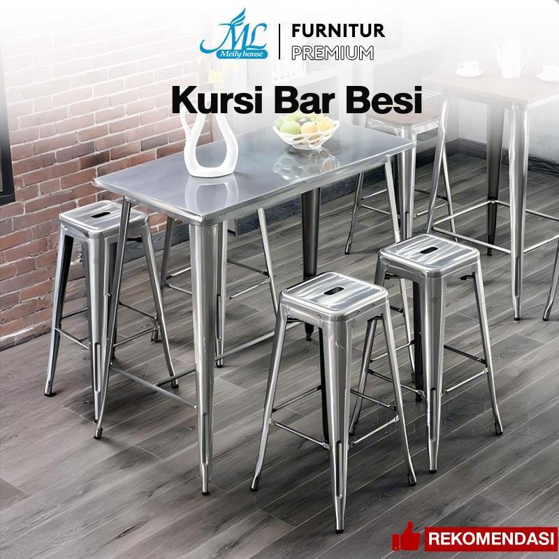 Kursi Bar Besi Kursi Persegi Tinggi Kursi Tolix Kursi Tinggi Kursi Besi Kursi Cafe