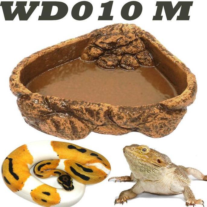 [ZGR] WD010 WATERDISH WATER FEEDING DISH TEMPAT MAKAN MINUM BEARDED DRAGON BD DUNNER NAGA BERJANGGUT