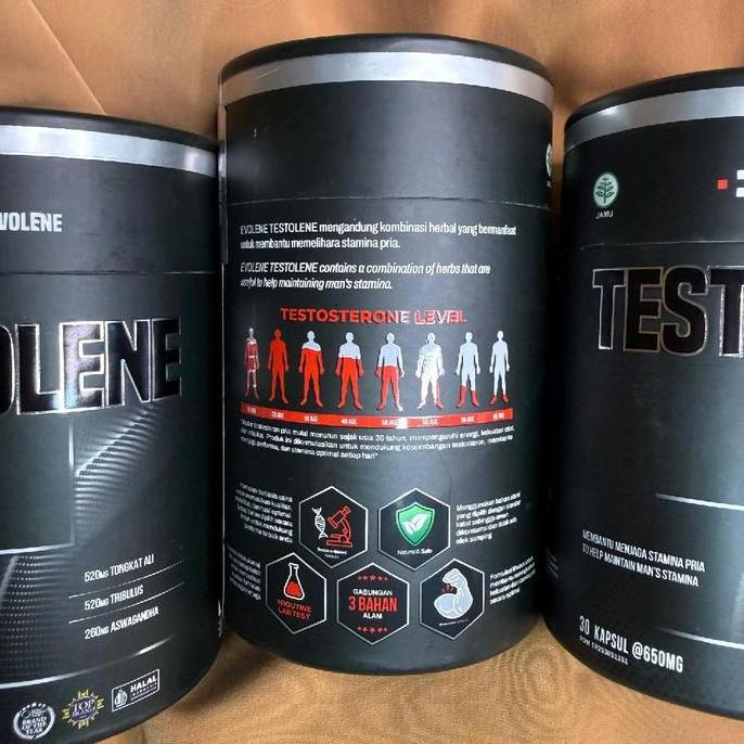 Evolene TESTOLENE EVOBOOST Evo Boost 30  kapsul 60kapsul Testosterone Testo Boost B POM Halal
