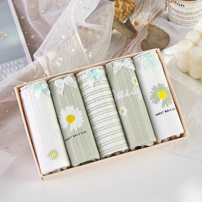Woz- Cd Nita / Celana Dalam Perempuan Nita Box Set Underwear Karakter Lucu Katun / Giftset Seserahan