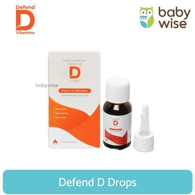 Defend D Drops - Vitamin D3 untuk Bayi