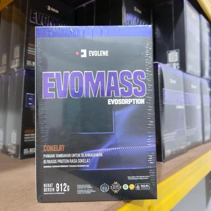 Evolene Evomass 2lbs evosroption mass 2lbs evosorp mass 900gr evolene penambah berat badan