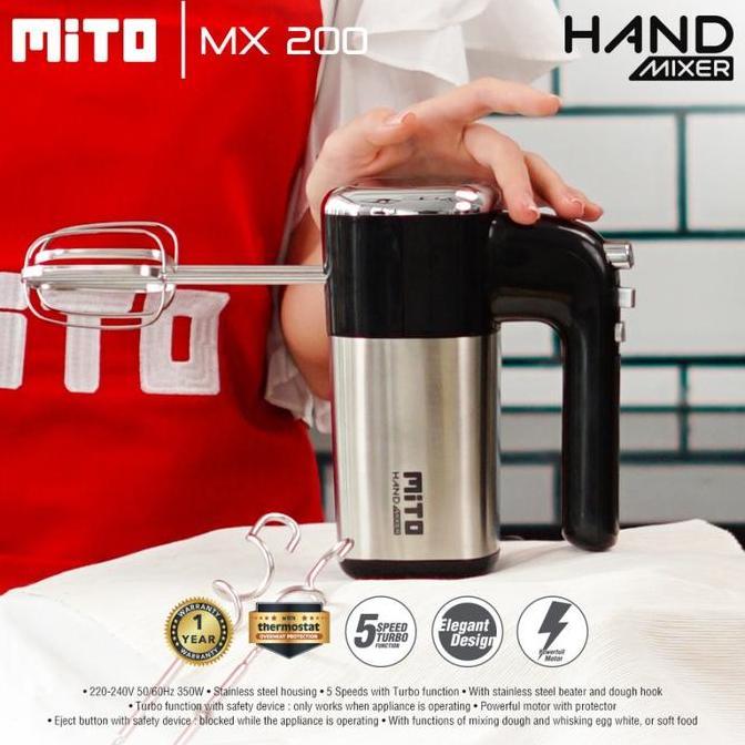 Mito Hand Mixer MX-200 Mixer Mito MX200 MX 200