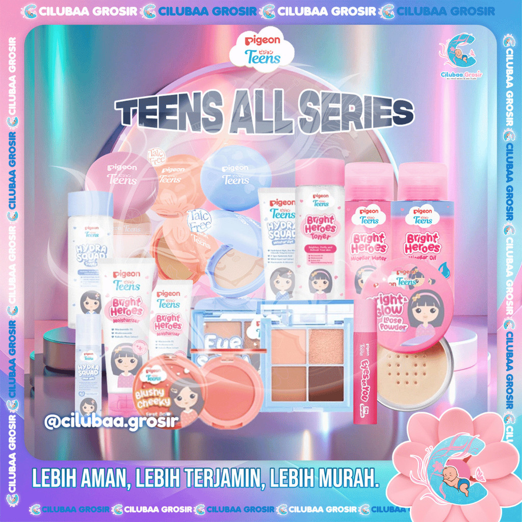 PIGEON TEENS Facial Foam 40gr 100gr || Moisturizer || Face Powder Original BPOM