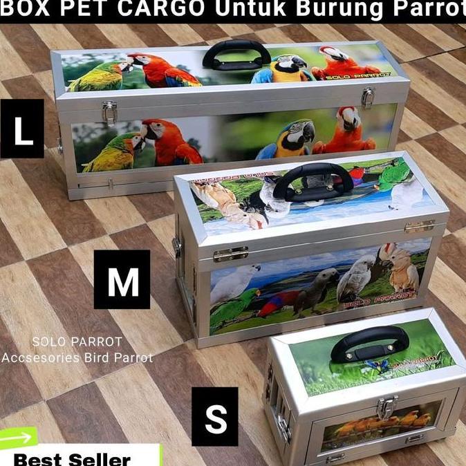 #####] Pet Box Cargo untuk Burung Parrot ukuran L