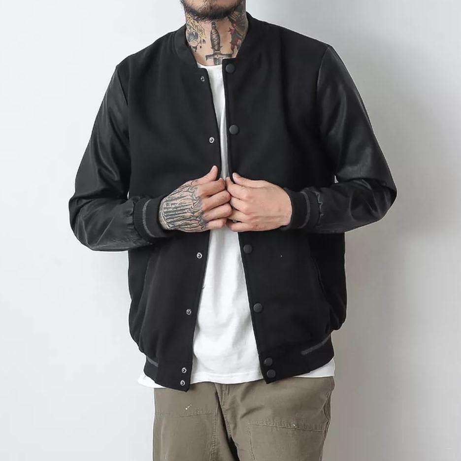 CUCI GUDANG Jaket Varsity Dreamer / Jaket Varsity X Urband Hitam