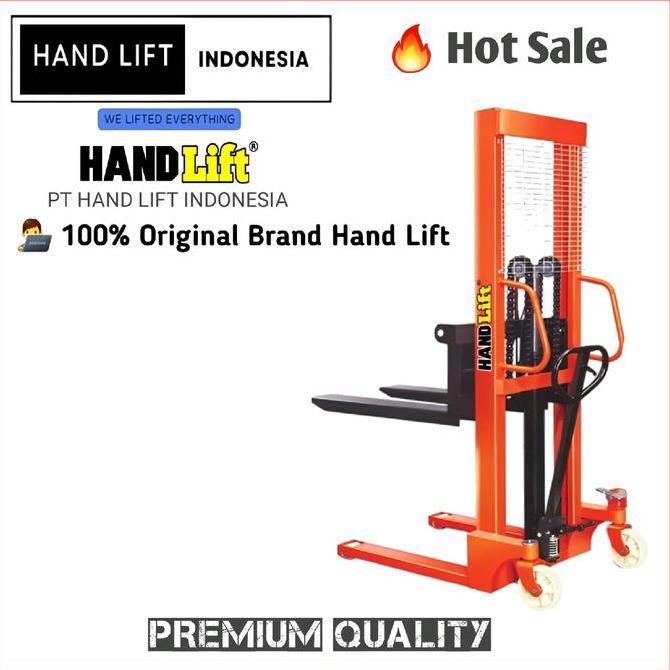 Hand Stacker 1 Ton 1.6 Meter Merk Hand Lift Original