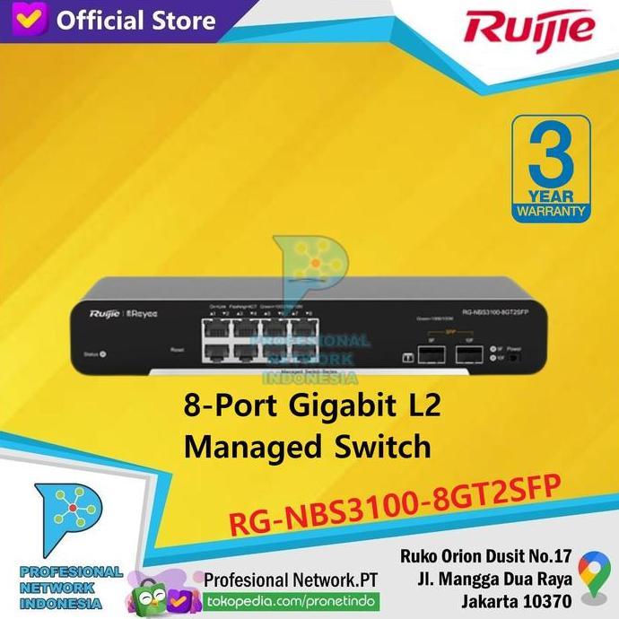 Ruijie Reyee RG-NBS3100-8GT2SFP