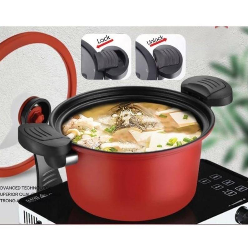 Panci Presto 3 Liter Panci Teflon Panci Presto Cooker Pot