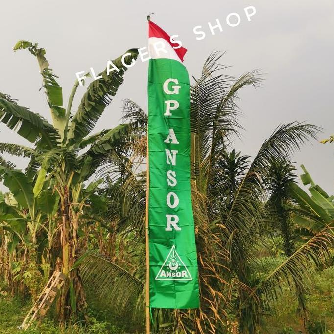 PREMIUM / BENDERA UMBUL UMBUL GP ANSOR 3 METER
