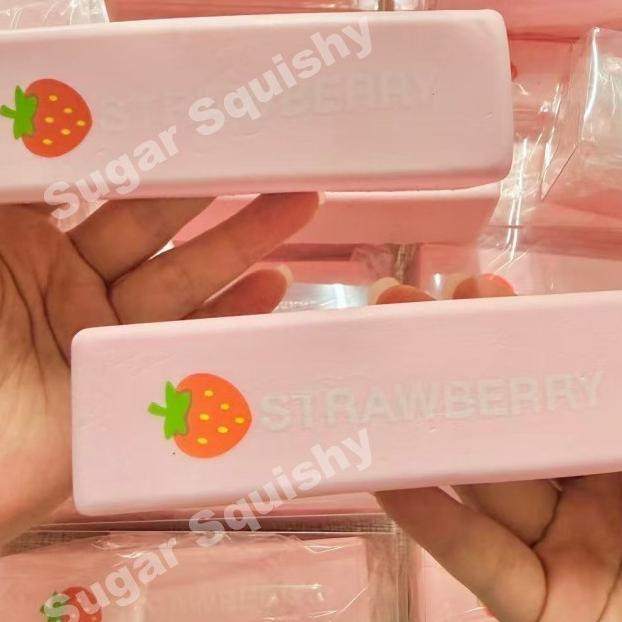 Sugar Squishy Strawberry Bar Slow Rising Squishy