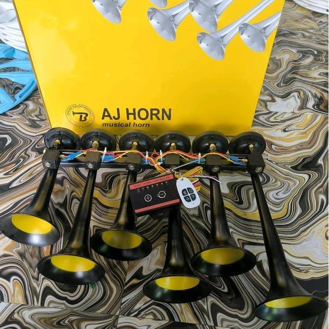 KLAKSON BASURI AJ HORN 6 CORONG & 3 CORONG 12v & 24v plus Modul 56 nada, 173 nada, Modul Putus Putus