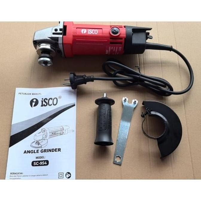 Isco Mesin Gerinda 4 Inch Gerinda Listrik Murah Full Set