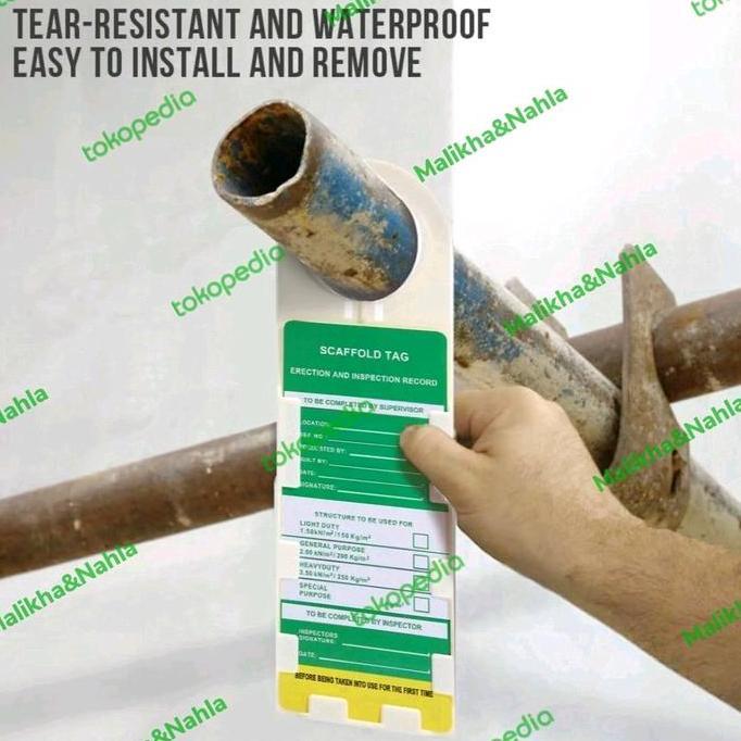 {{{{}}] Safety Scaffolding Tag & Tag Holder