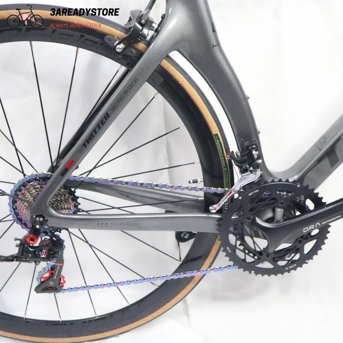Frame Roadbike Fullcarbon Twitter Thunder Fork+Seatpost+Headset Original Dan Terpercaya