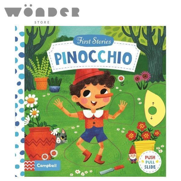 Campbell - First Stories: Pinocchio ( Board Book ) 100%  Original Book
