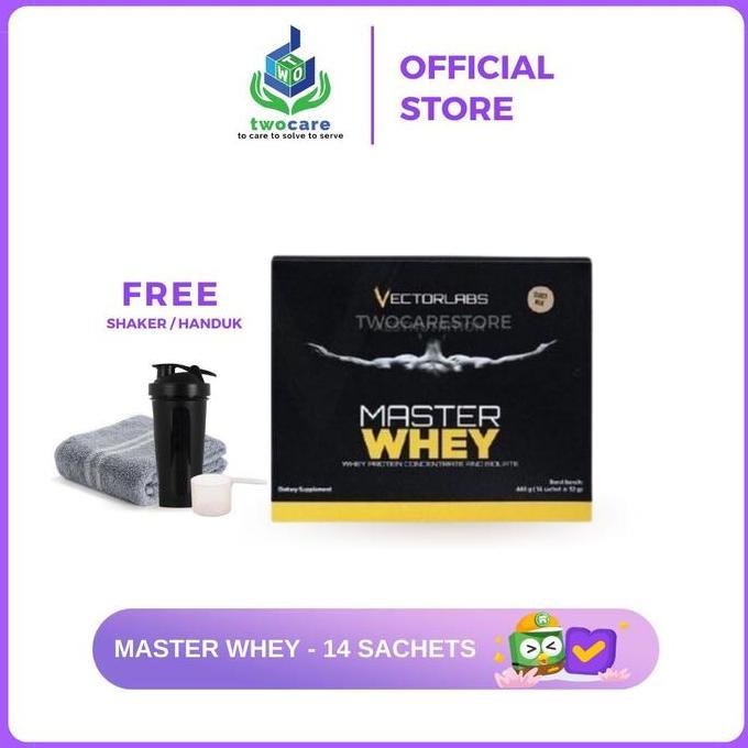 Vectorlabs Master Whey 1 Lbs 12 Sachet Whey Protein Terbaru 
