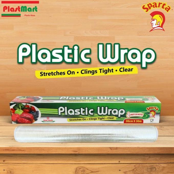 Smilebox- Plastik Wrap Bening Sparta/Plastik Wrapping/Plastik Strech/Parcel