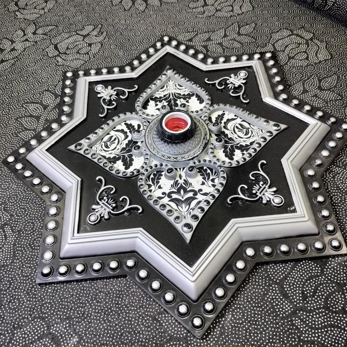 Fitting Lampu Bold Ukuran 45 X 45Cm/ Ornamen Bold Lampu Fitting Lampu Plafon Ornamen 100% Original