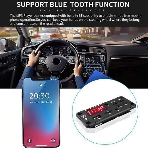 Kit MP3 Bluetooth Player 5.0 Speaker Board Audio LCD Remote Wireless