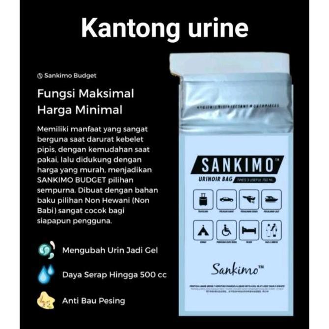 kantong urin gel kantong pipis traveling