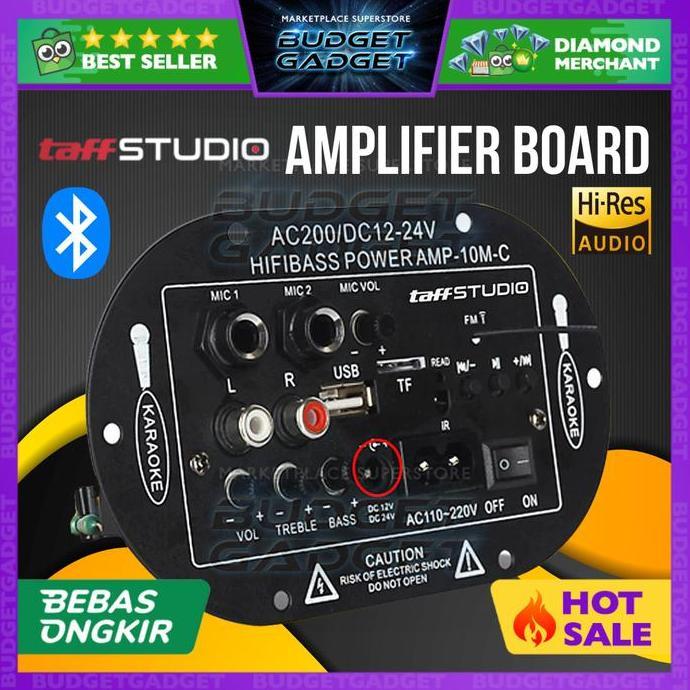 TaffSTUDIO Amplifier Board Audio Bluetooth Subwoofer DIY 35W - SF-2MIC