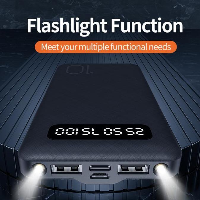 Kivee 10000mah Dual USB Digital Display Power Bank