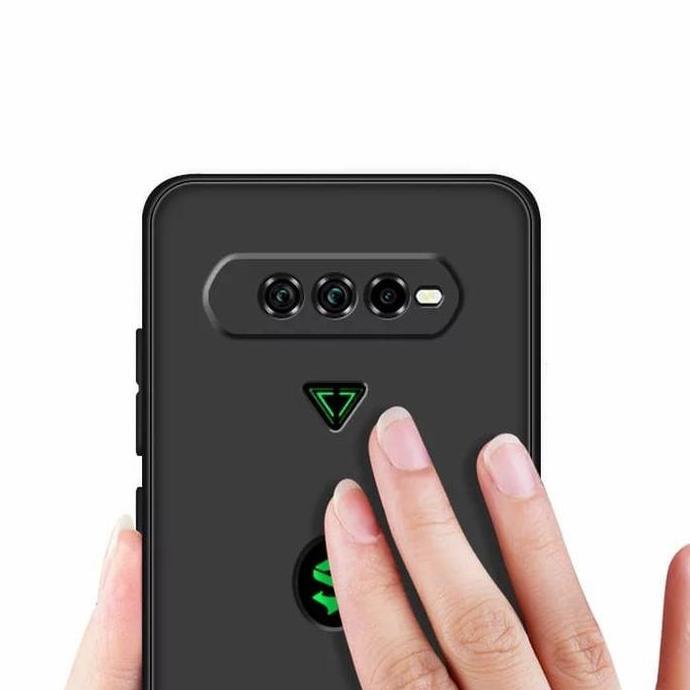 CASE FOR BLACK SHARK 4 CASE MACARON BLACK MACARON SOFTCASE BLACK