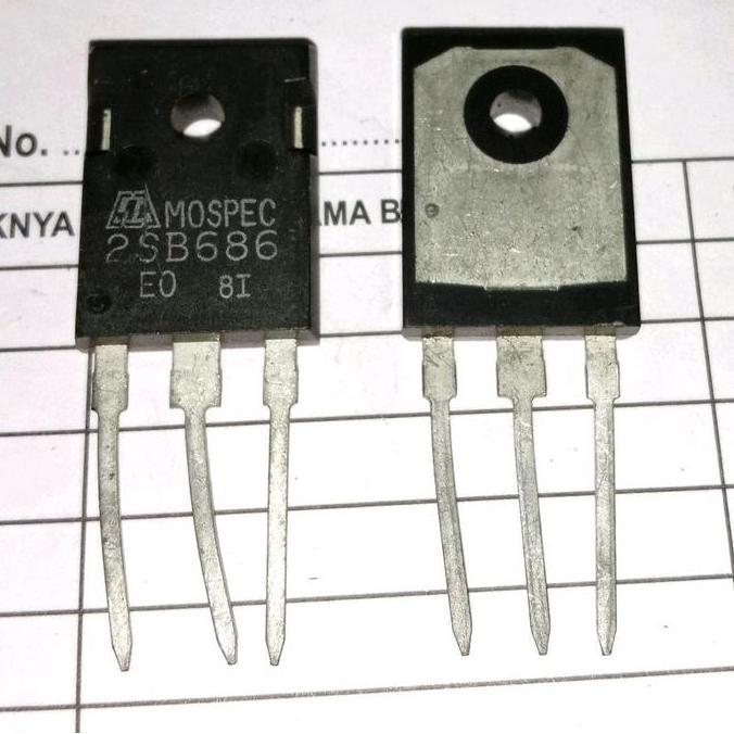 B686 B 686 2SB686 2SB TR TRANSISTOR TO247 TO-247 PCMED