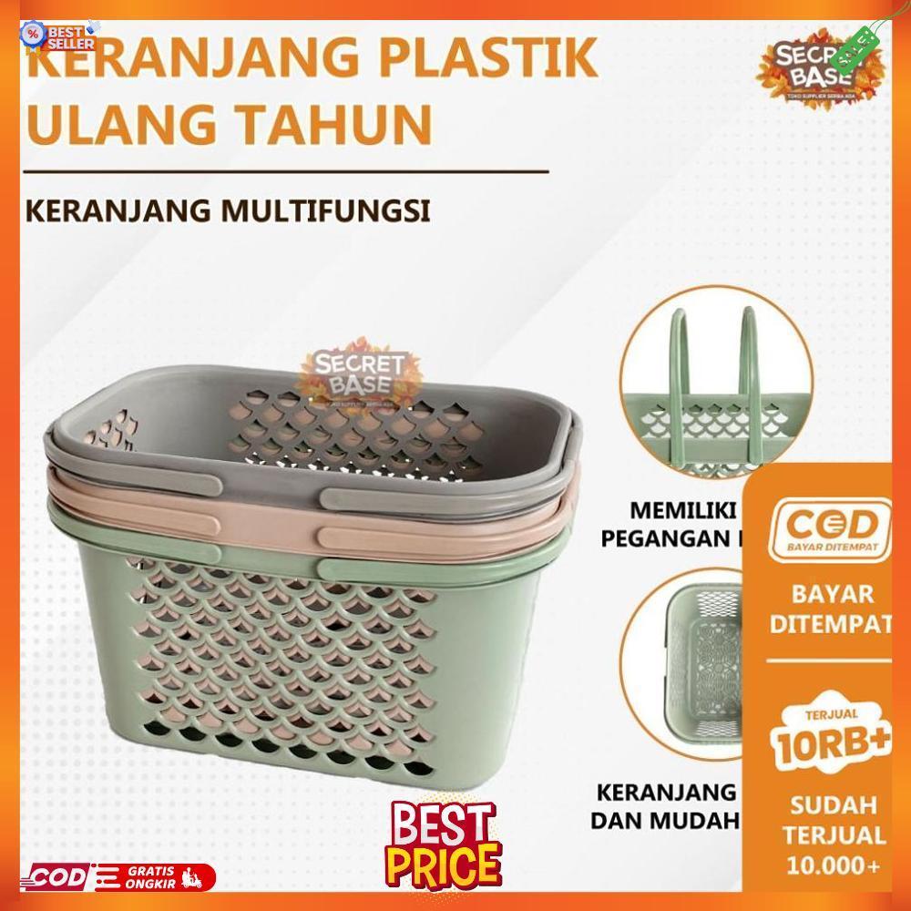 MINI KERANJANG MANDI - Keranjang Plastik Serbaguna / Keranjang Parcel