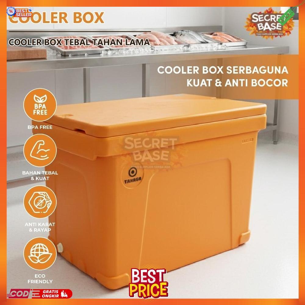 COOLER BOX 220L - Container Box / Termos Es Kotak / Ice Box / Tempat Es Batu / Daging / Ikan