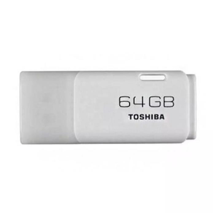 Flashdisk 64GB Toshiba Hayabusha Flashdisk Free Micro USB OTG-White