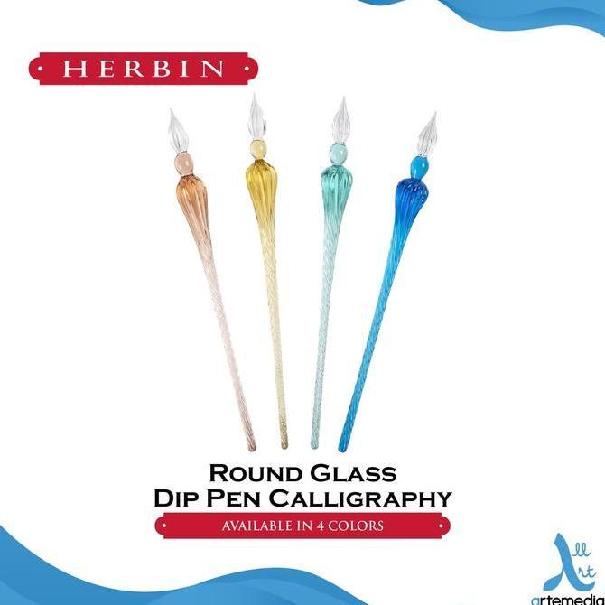 Bestseller- Herbin Round Glass Dip Pen Calligraphy