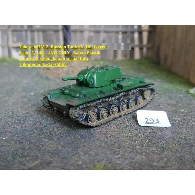 TAKARA WTM 2 RUSSIAN TANK KV-1A GREEN LOOSE MIX99