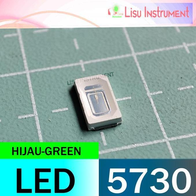 MOTRONICS 5 BUAH - 5730 SMD LED SMT SDM HIJAU-GREEN -5 BUAH