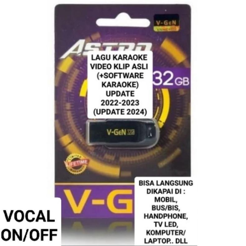 flashdisk Vgen 32GB U/ lagu karaoke terupdate