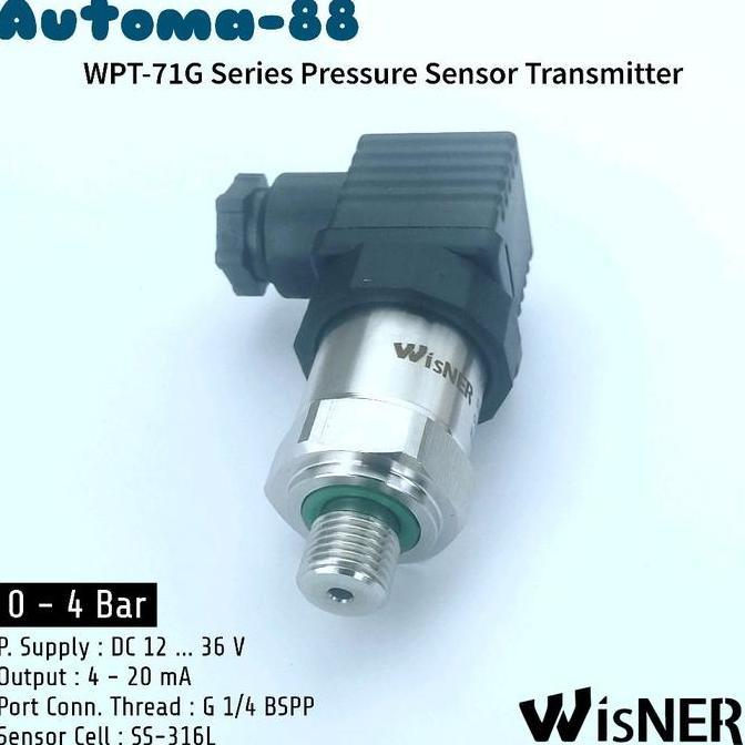 PRESSURE TRANSMITTER 0-4BAR OUTPUT 4-20MA 24V 4 BAR G 1/2 1/4 BSP NPT 1/8 1/4 1/2 AUTO99