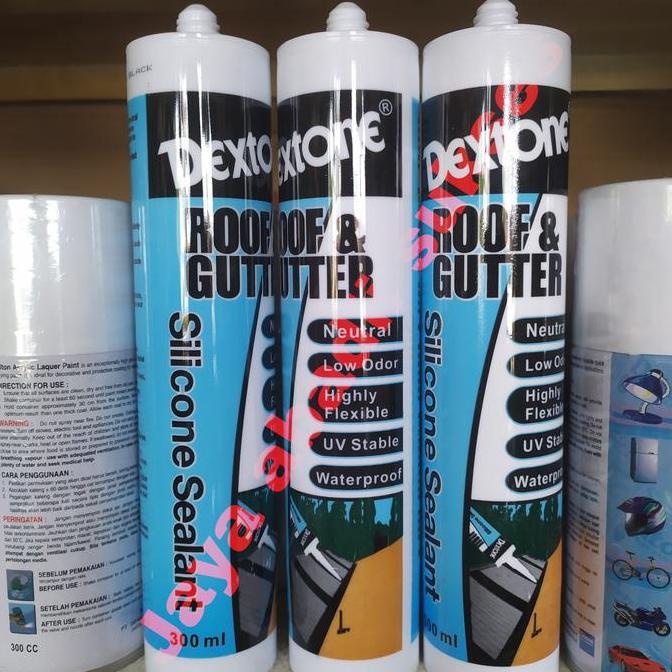 silicone sealant dextone roof and gutter / sealant dextone 300ml