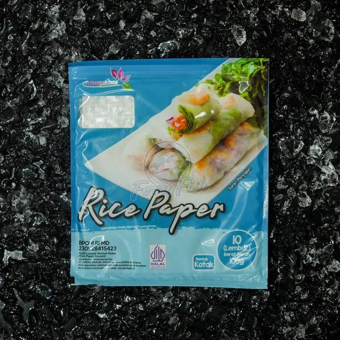 Rice Paper / Kulit Lumpia Vietnam Kotak Halal