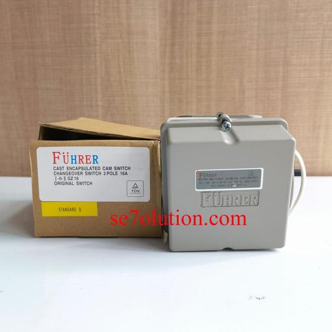 NEW FUHRER CAM SWITCH HANDLE GENSET SWITCH 3P 16A GZ16