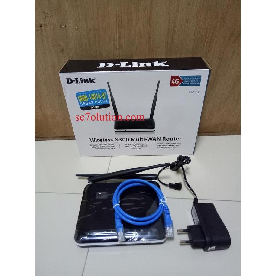 NEW D-LINK WIRELESS N300 MULTI WAN ROUTER (DWR-116)