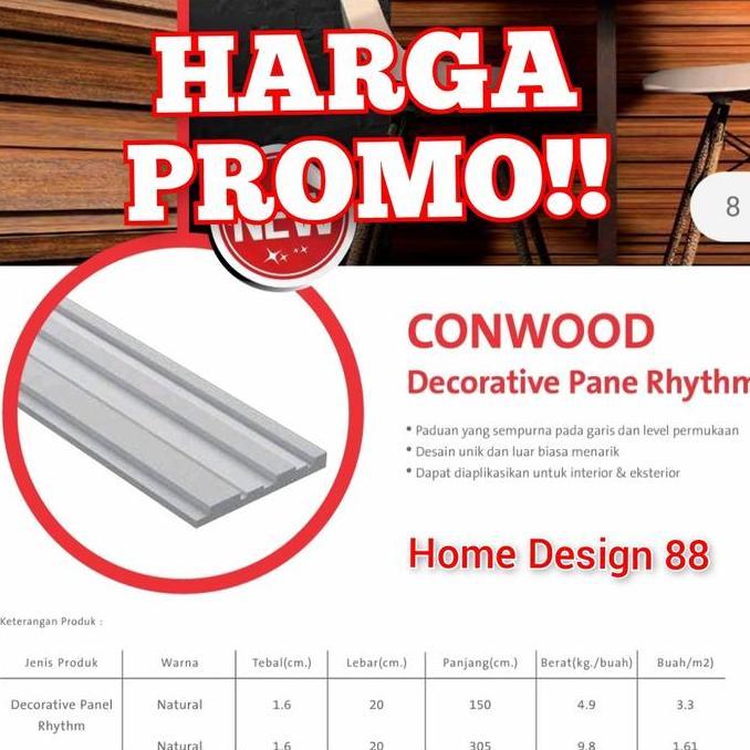 Promo Conwood Decorative Panel Rhythm Conwood Dinding