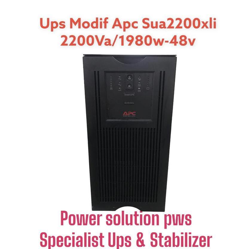 UPS MODIF SMART UPS APC SUA2200XLI 2200VA / 1980W - 48V